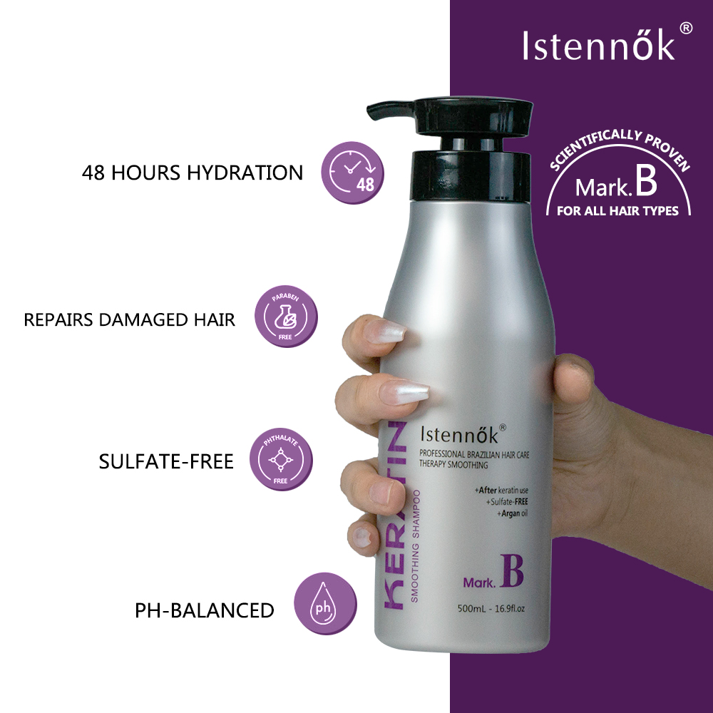 Istennook Keratin Smoothing Shampoo Mark B