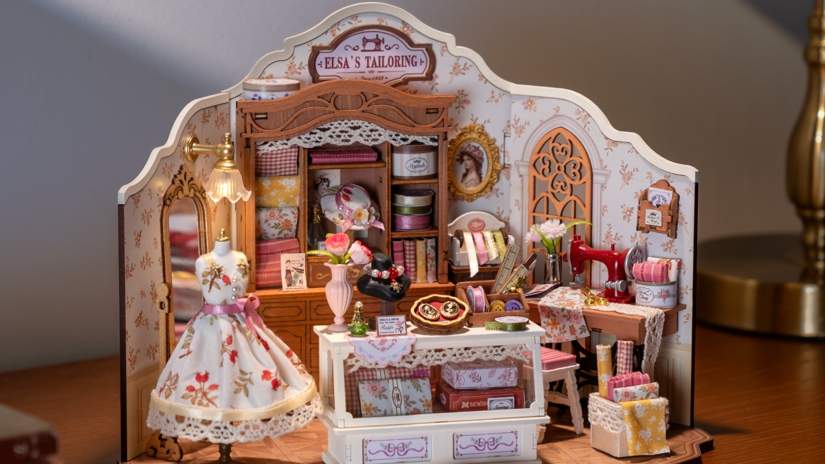 Every Girl’s Dream: Build a Romantic Miniature Tailor Shop of Your Own