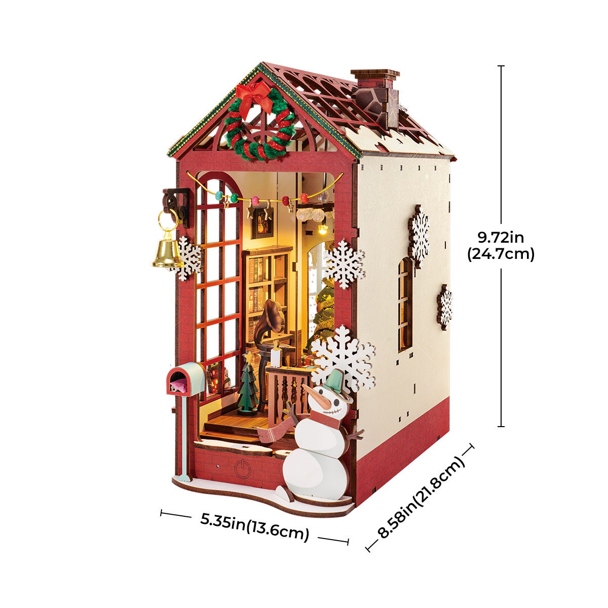 Rolife DIY Book Nook Insert -  Christmas Indoor Scene TGC07