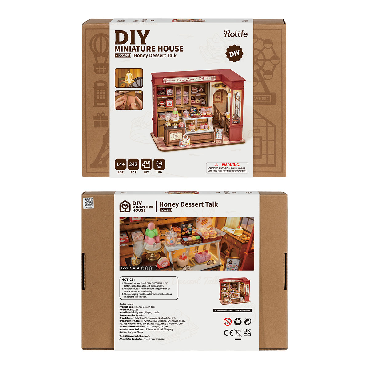 Rolife DIY Miniature House - Honey Dessert Talk DG168