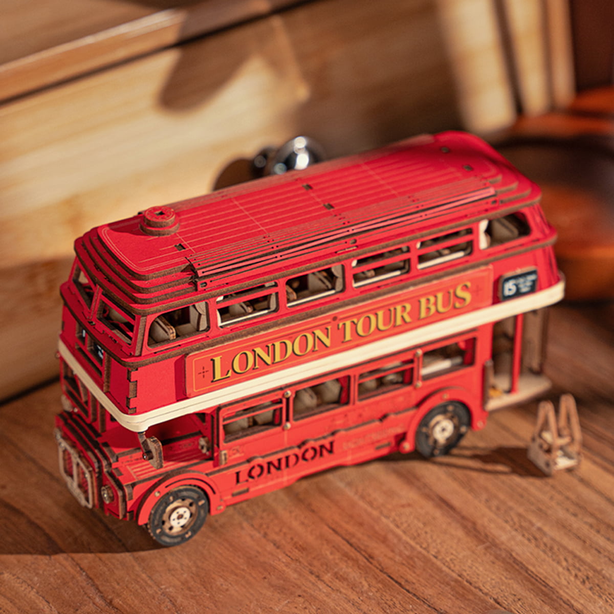 Rolife 3D Wooden Puzzle- London Bus