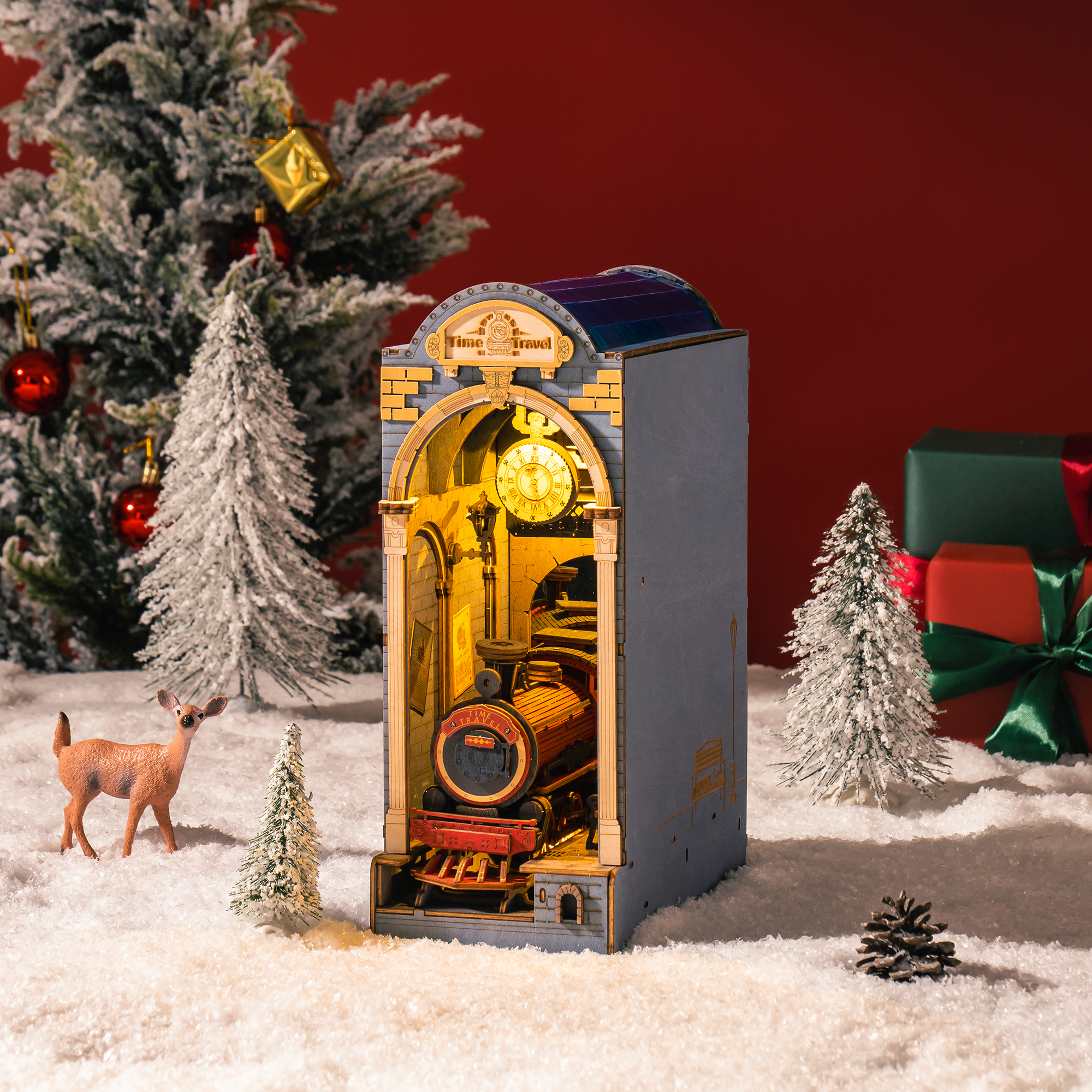 Rolife Book Nook Shelf Insert - Time Travel TGB04