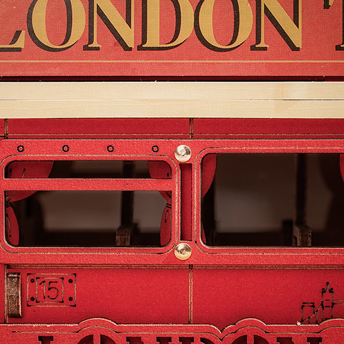 Rolife 3D Wooden Puzzle- London Bus
