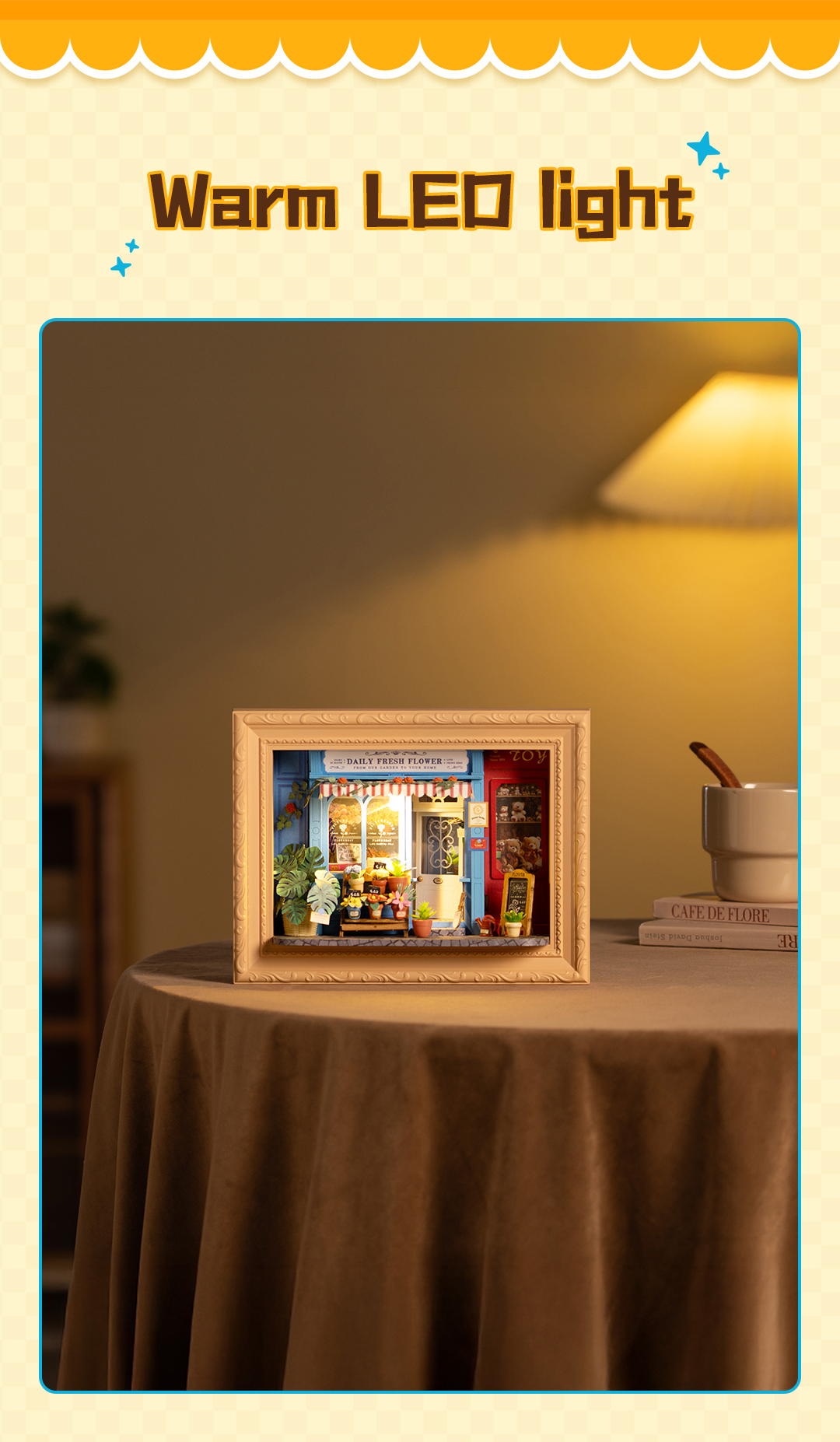 Rolife Daily Fresh Flower 3D Wooden Puzzle DP003 – Rolife