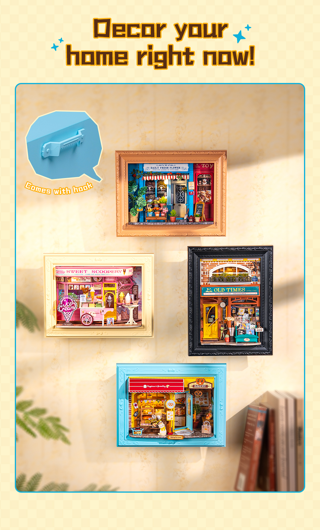 Rolife Daily Fresh Flower 3D Wooden Puzzle DP003