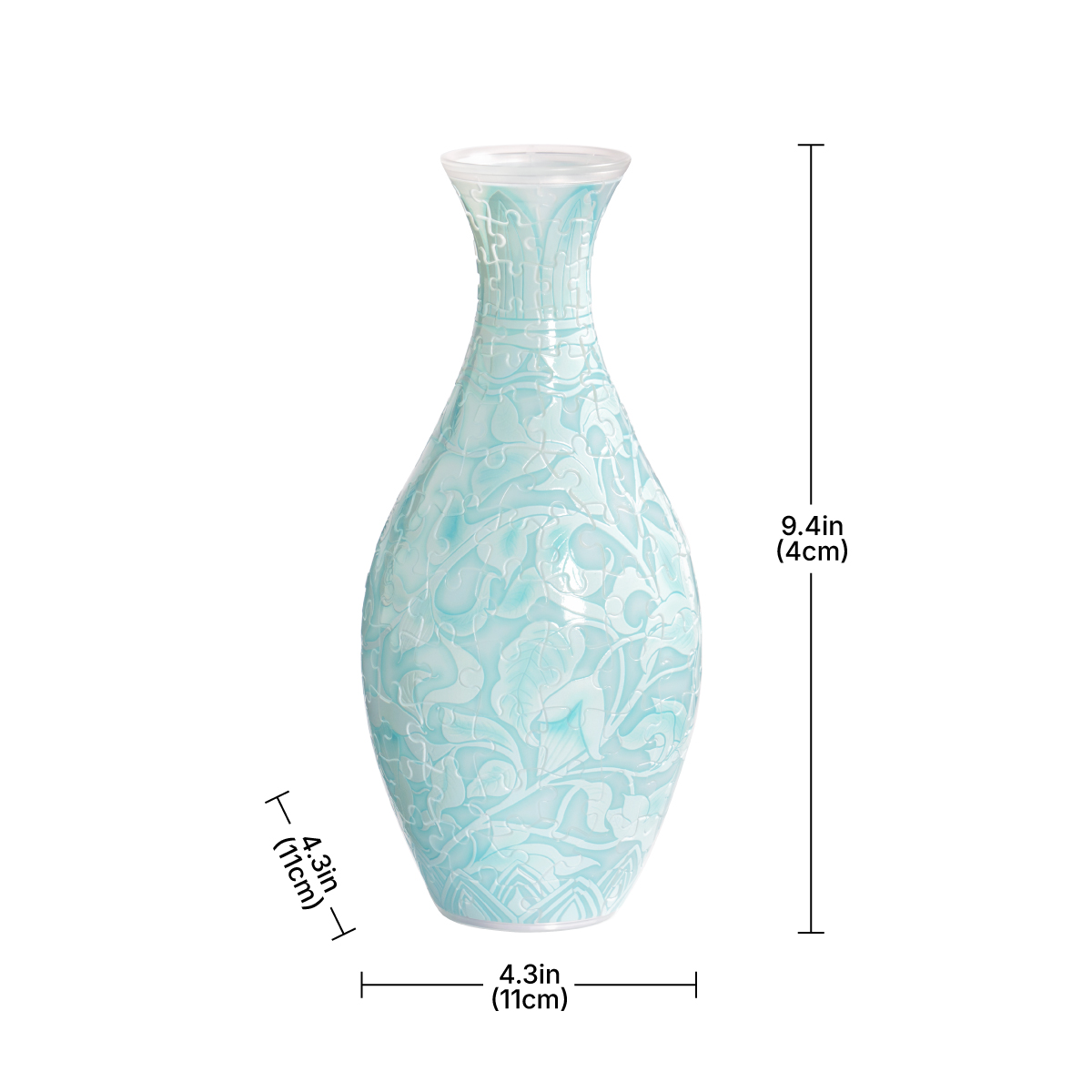 Puzzle Vase Summer Blossoms Emerald Garden VAS002