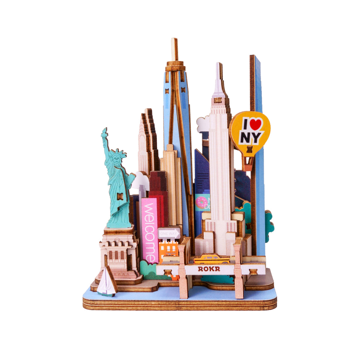 ROKR Hello, New York! Fridge Magnet (Not for Sale)