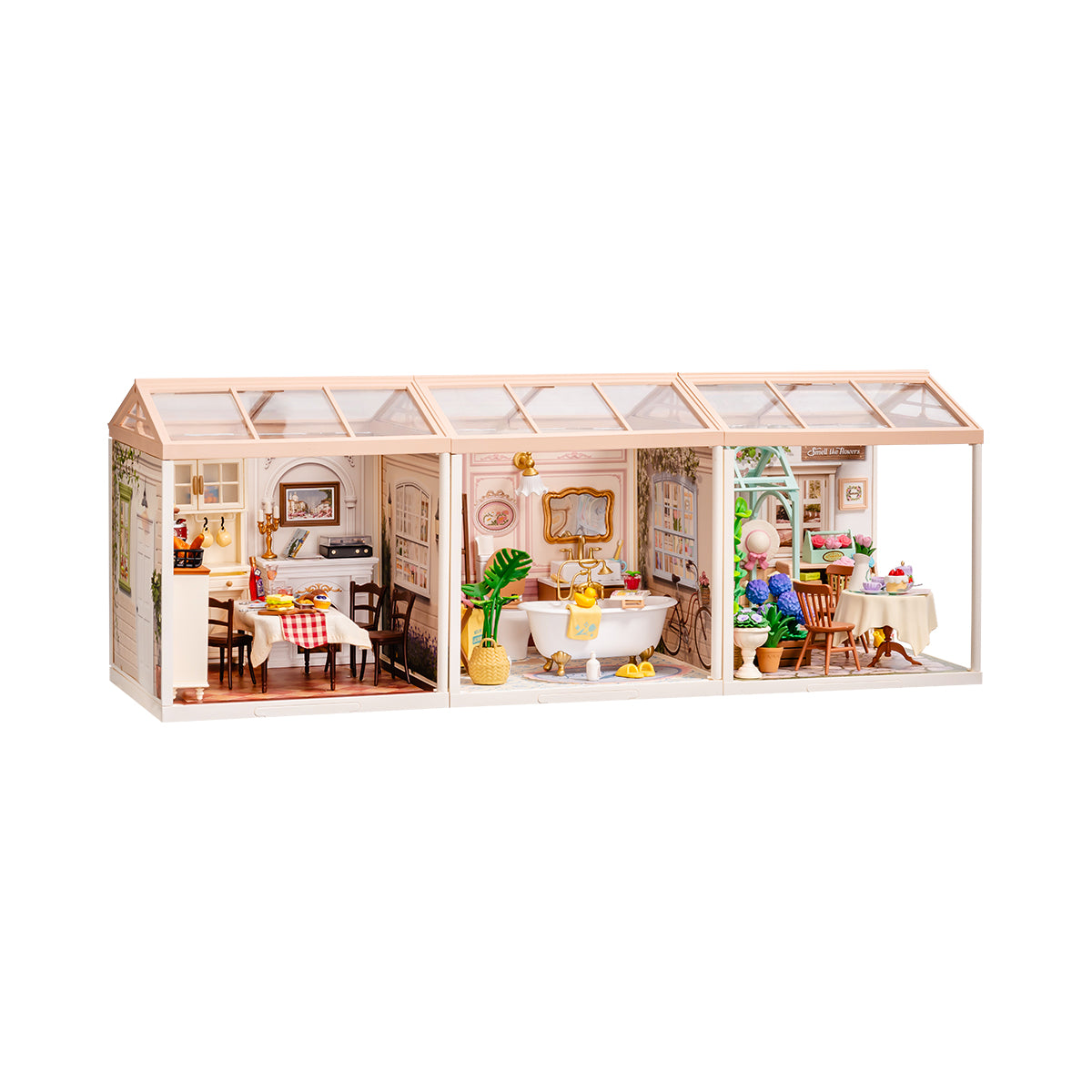Rolife Super Creator Plastic Diy Mini House 3 in ??Shape