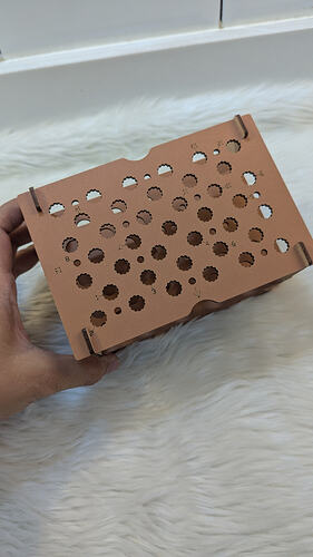 Jill_Francisco's wooden flower arrangement base with slots