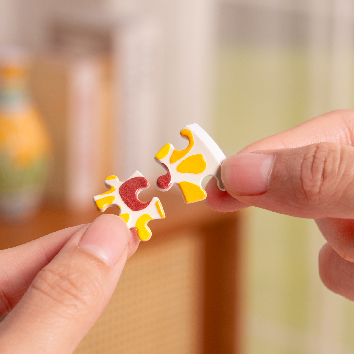 Puzzle Vase Summer Blossoms Sunset Mosaic VAS001