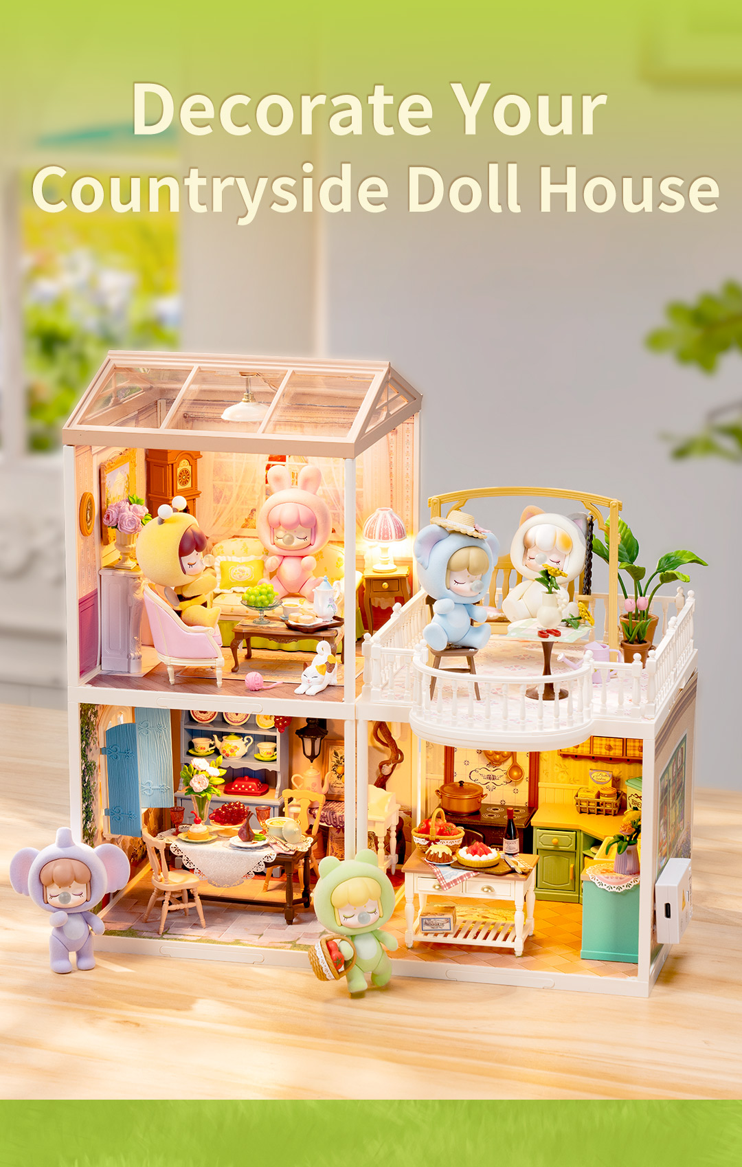 Rolife Midsummer Dream Yard DIY Miniature House DW025 – Rolife