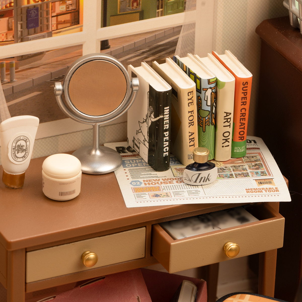 Rolife Plastic Miniature House - Sweet Dream Bedroom DW009