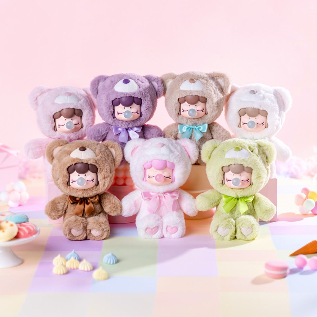 Rolife Surprise Plush Toys - Nanci Colorful Chocolate Cutie Bears