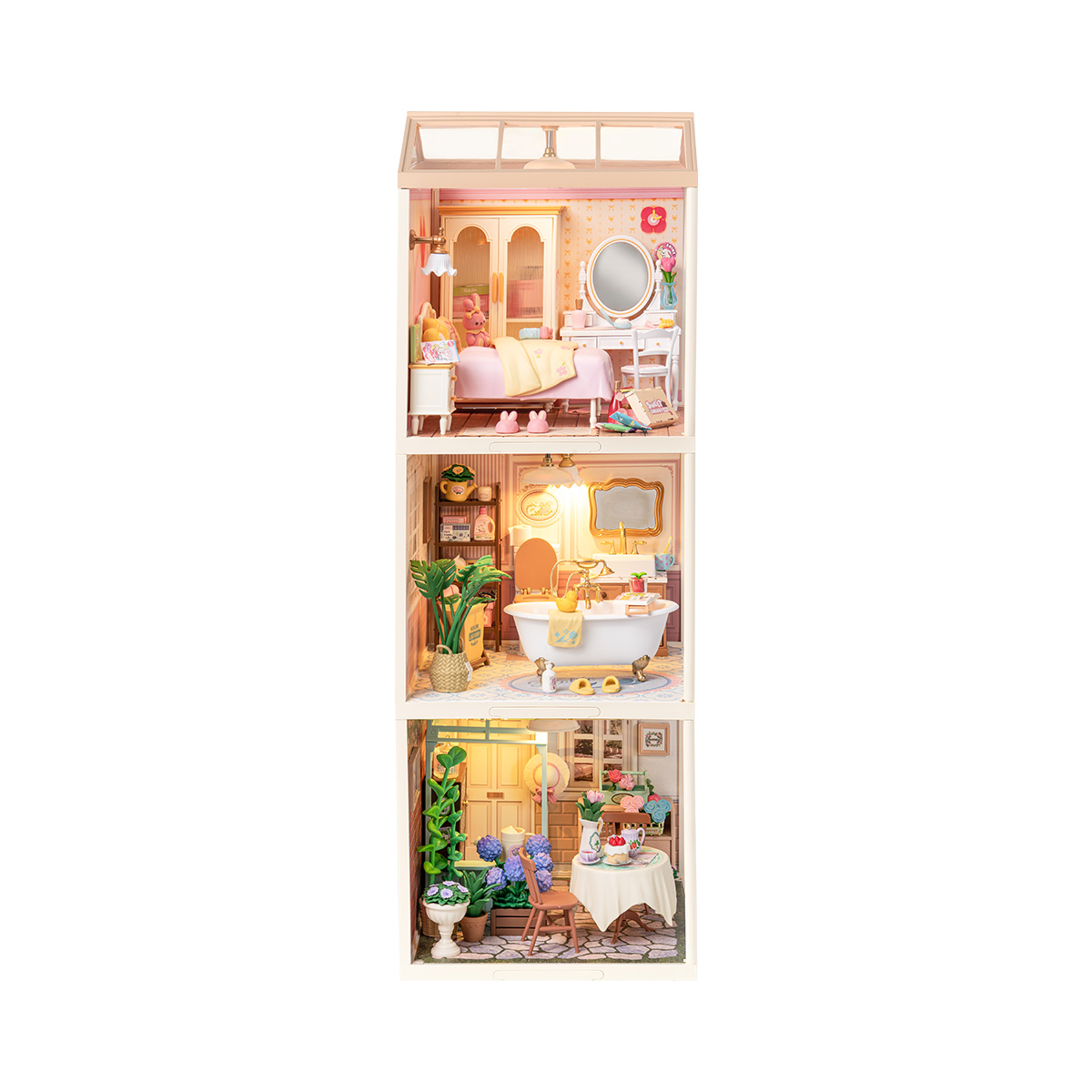 Rolife Super Creator Miniature House 3 in 1 | Shape