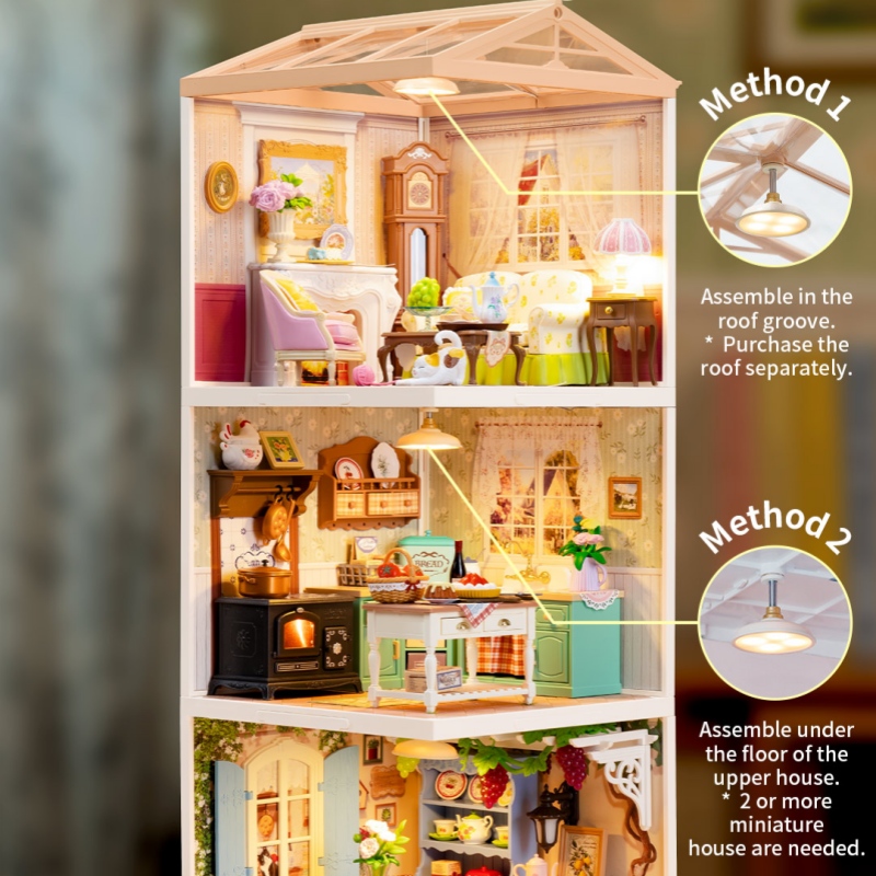 2 ways to assemble the lights