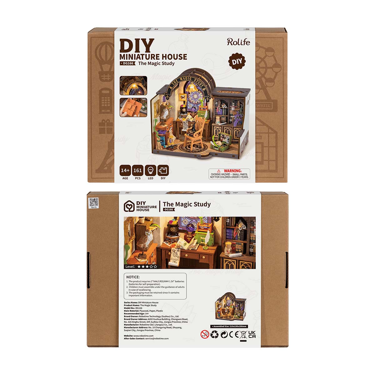 Rolife DIY Miniature House - The Magic Study DG166