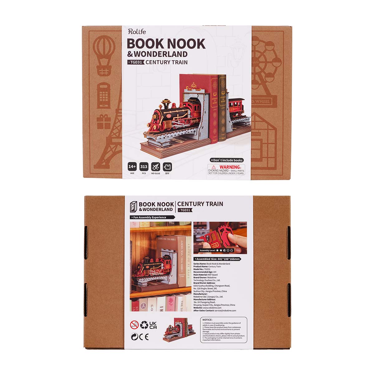 Rolife DIY Book Nook - Century Train TGE01
