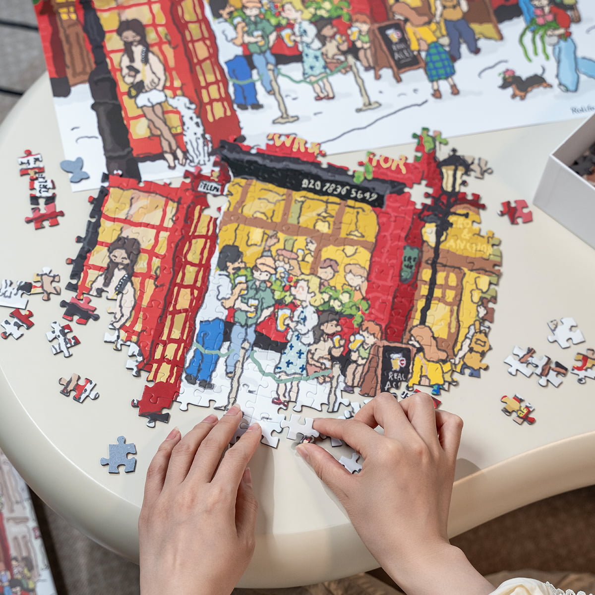 Rolife 1000 Piece Jigsaw Puzzle - Welcome to Covent Garden PT006