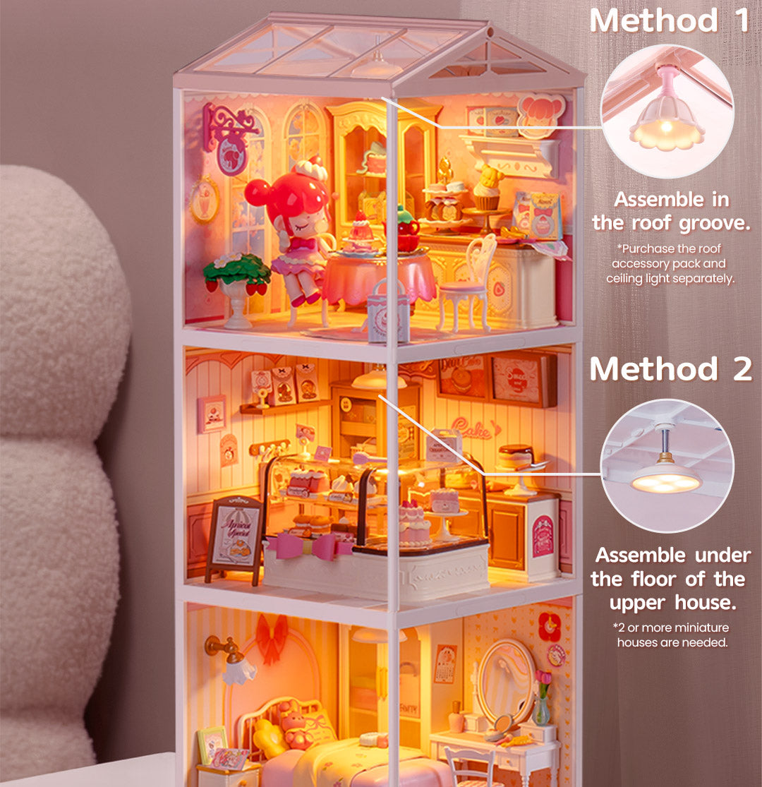 Rolife Nanci Strawberry Teatime Super Creator detail image showing nanci