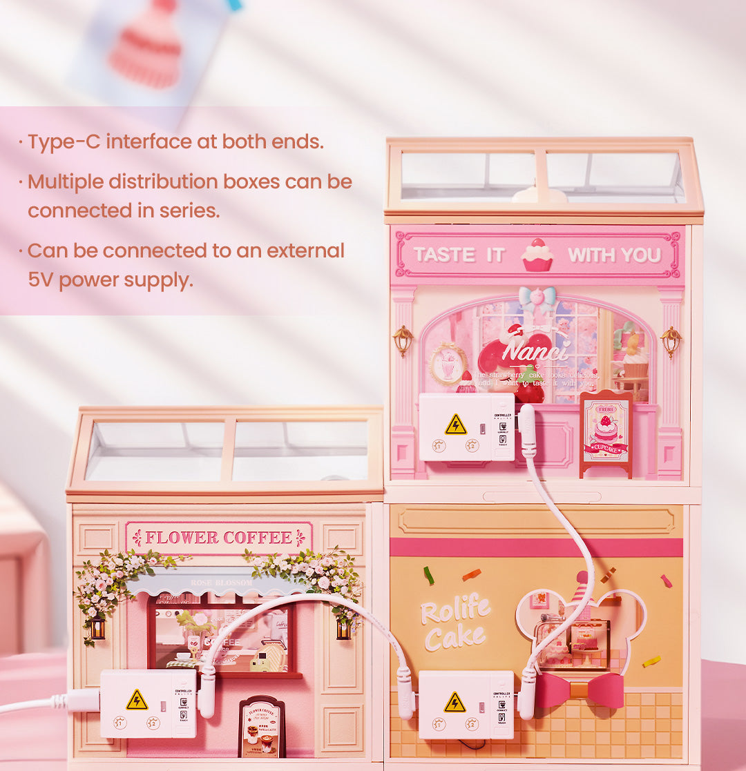 Rolife Nanci Strawberry Teatime Super Creator detail image showing nanci