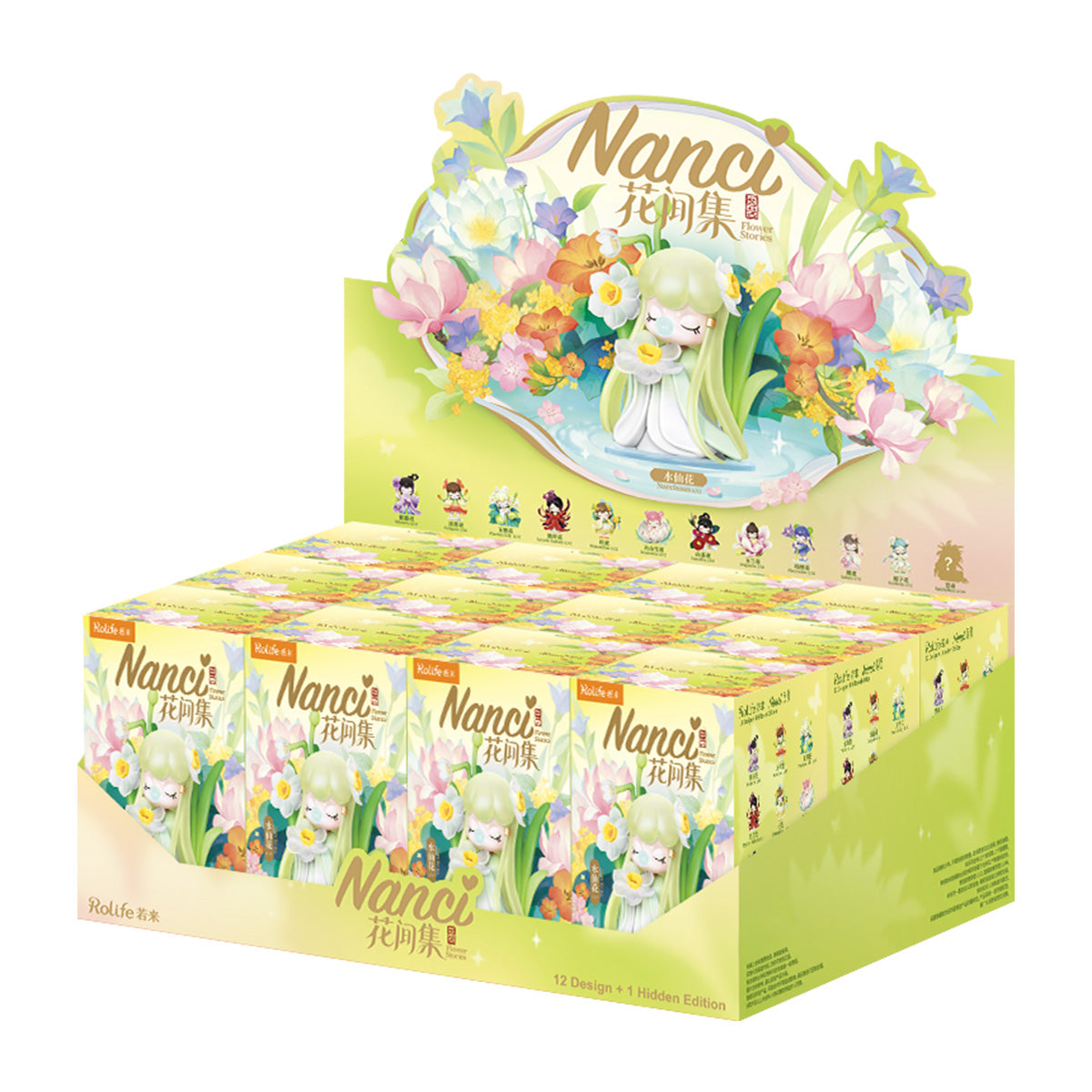 NANCI ナンシー FLOWER STORIES 花の物語　椿　ピンク Rolife Nanci'sNanci's Flower Stories Surprise Figure Dolls