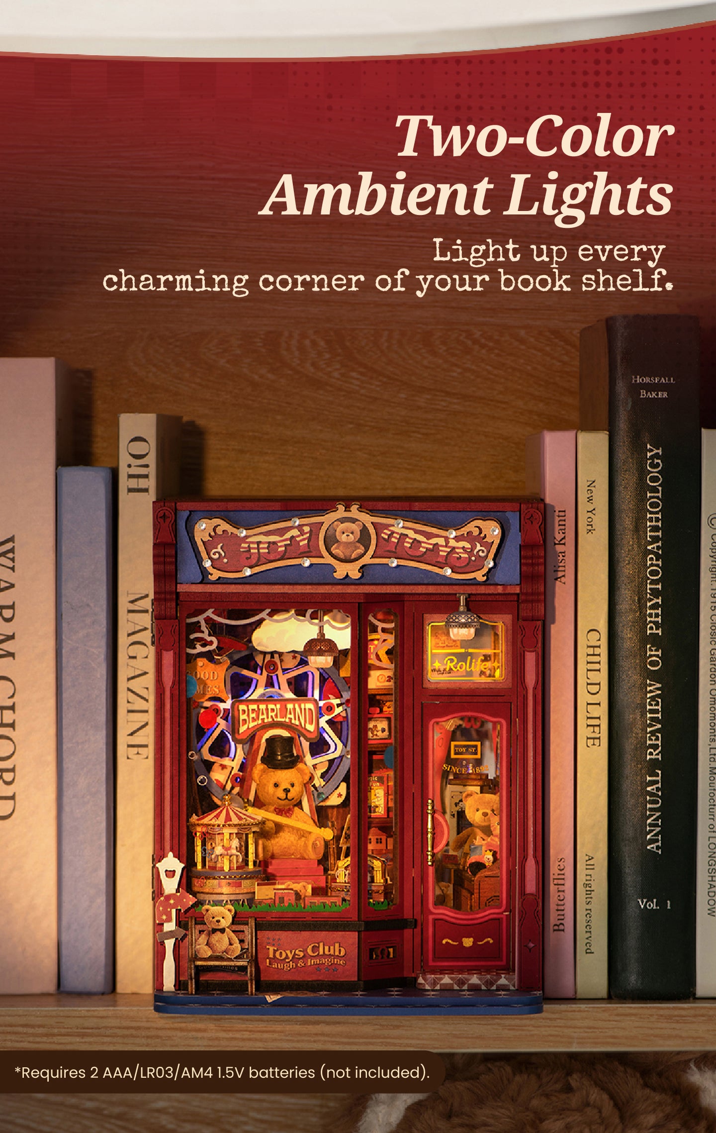 Joy Toys miniature furniture and wall decor close-up