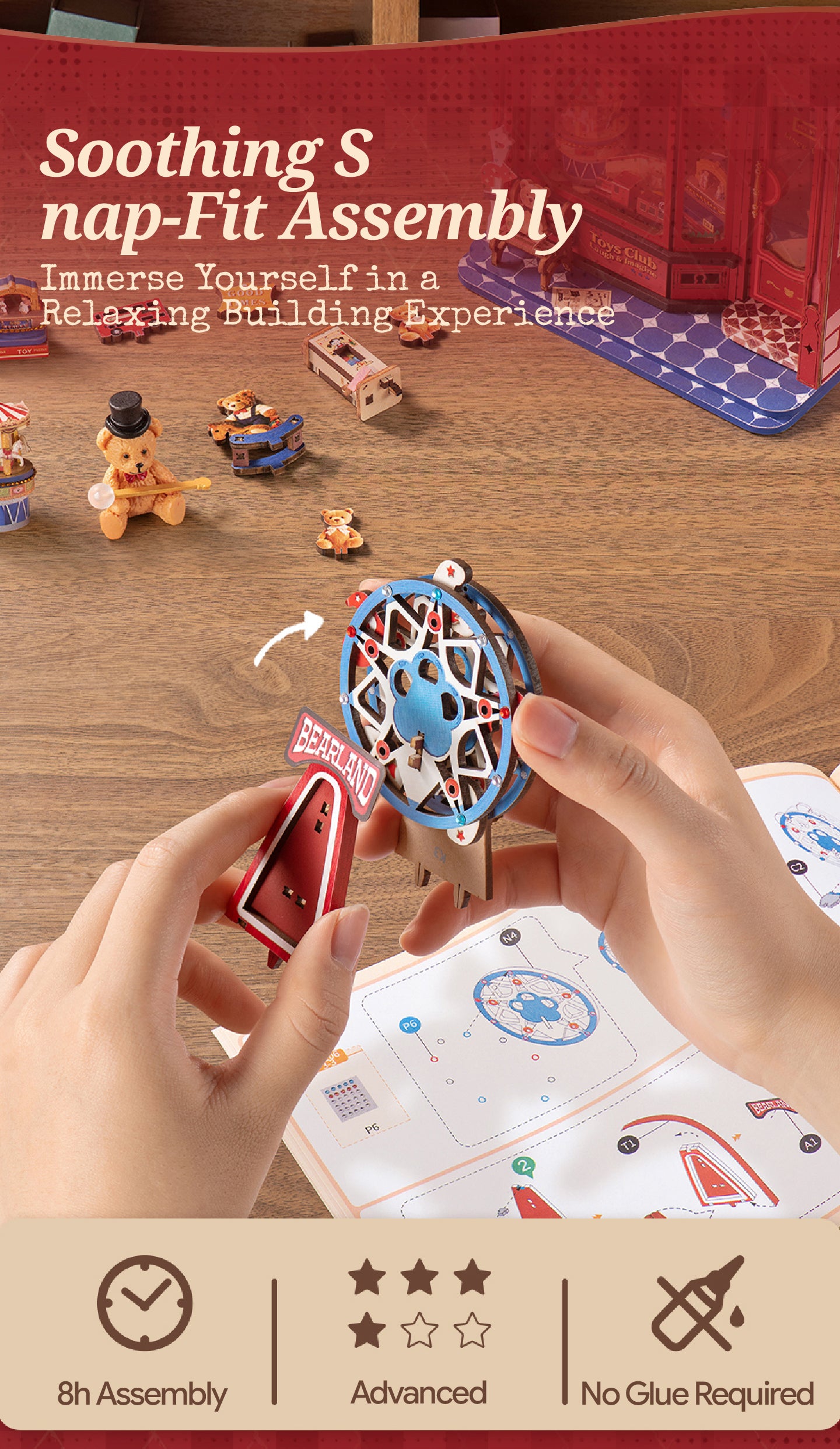 Joy Toys finished model in use