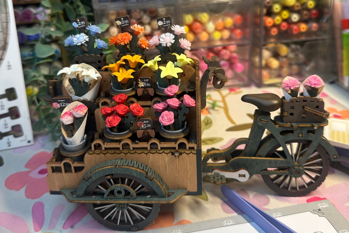 A Tiny Flower Cart Begins to Bloom Blossom Cart Progress Cherry Blossom