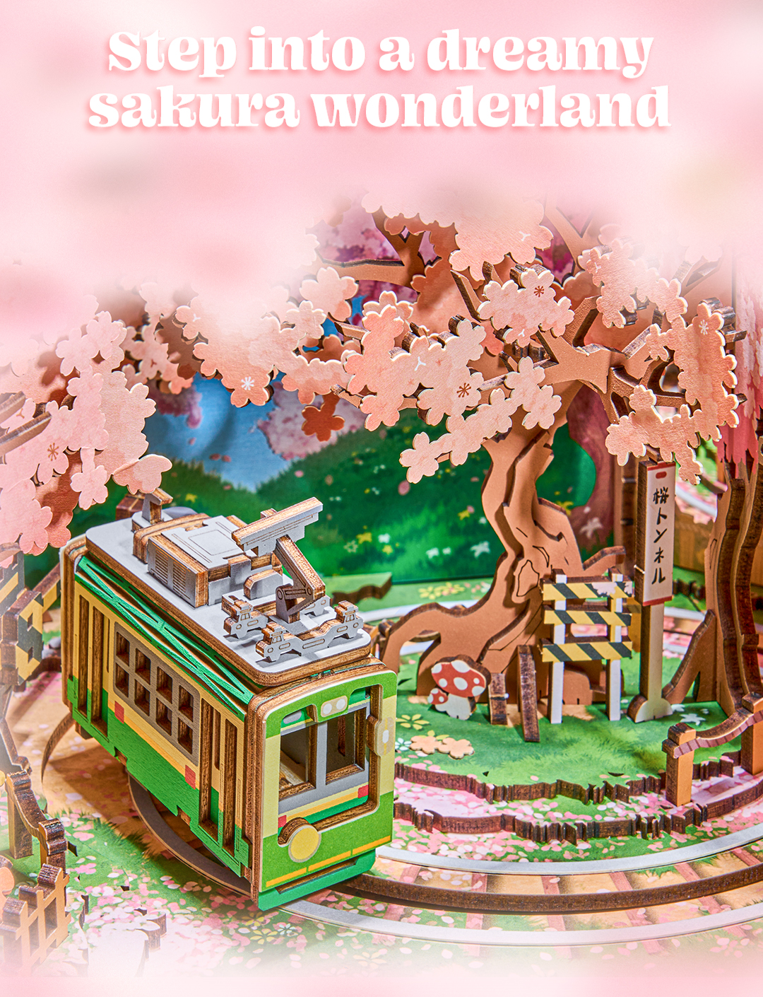 Rolife DIY Music Box- Sakura Dreamy Tour AMT02