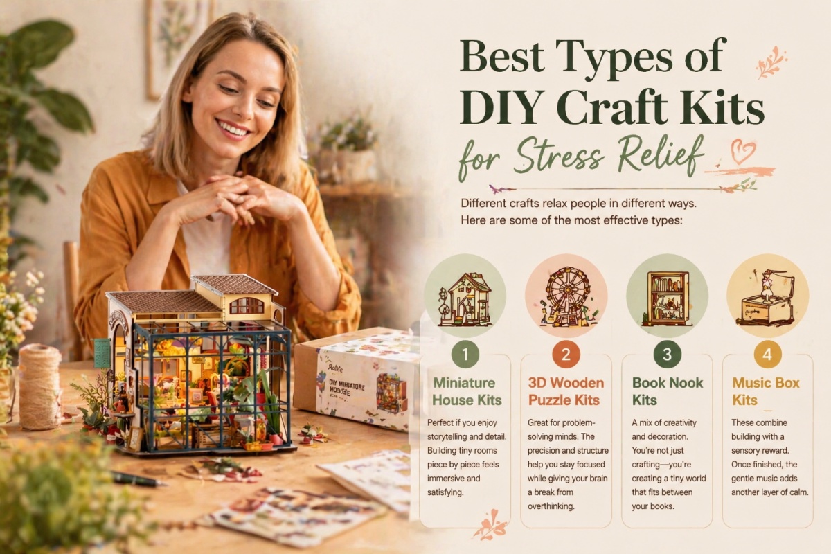 Best Types of DIY Craft Kits for Stress Relief