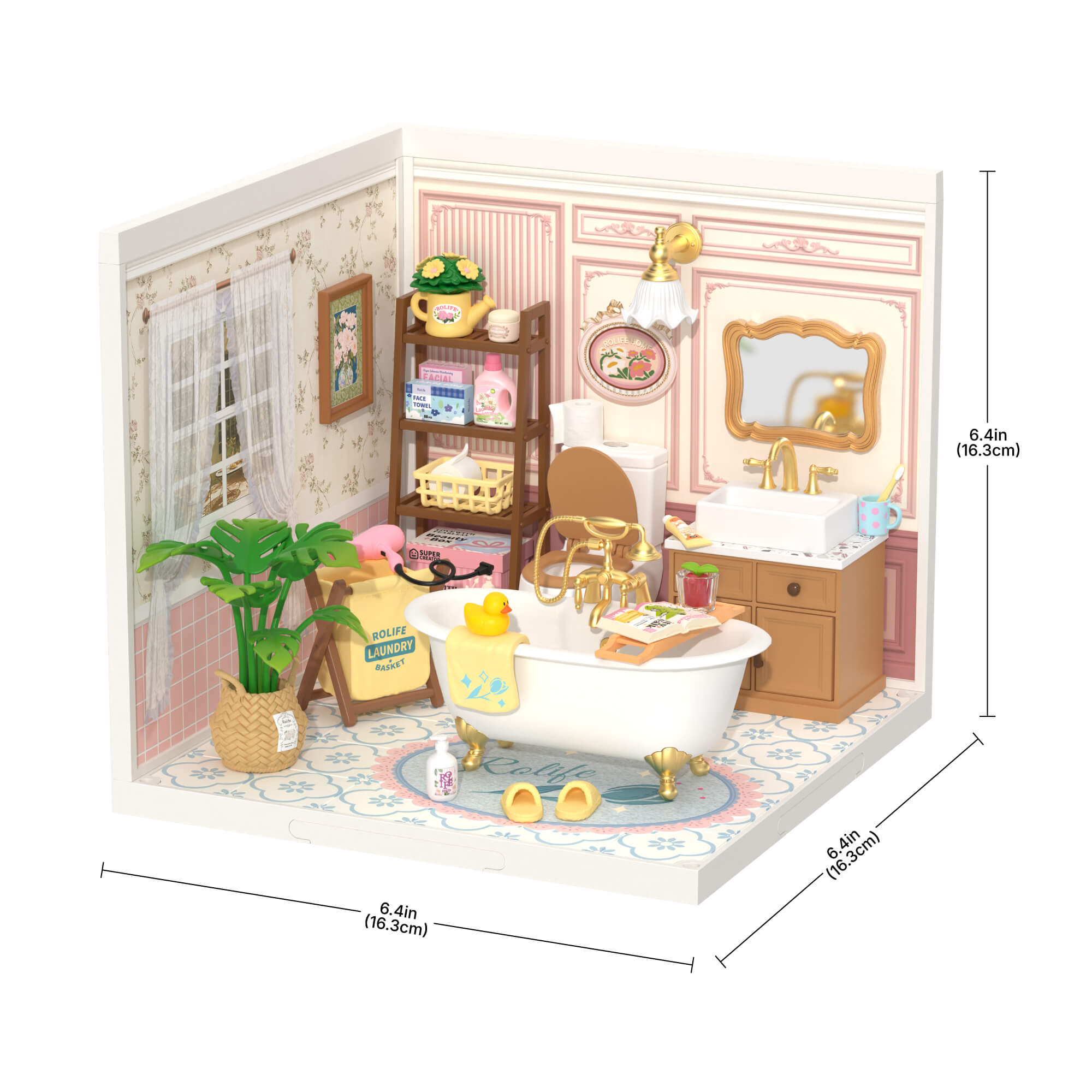 Rolife Bubble Bathroom Super Creator Miniature House DW014B