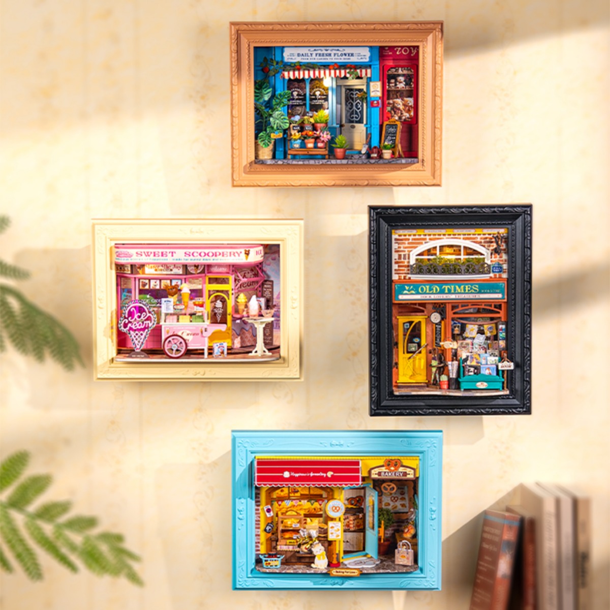 Citywalk photo frame wooden puzzle kits