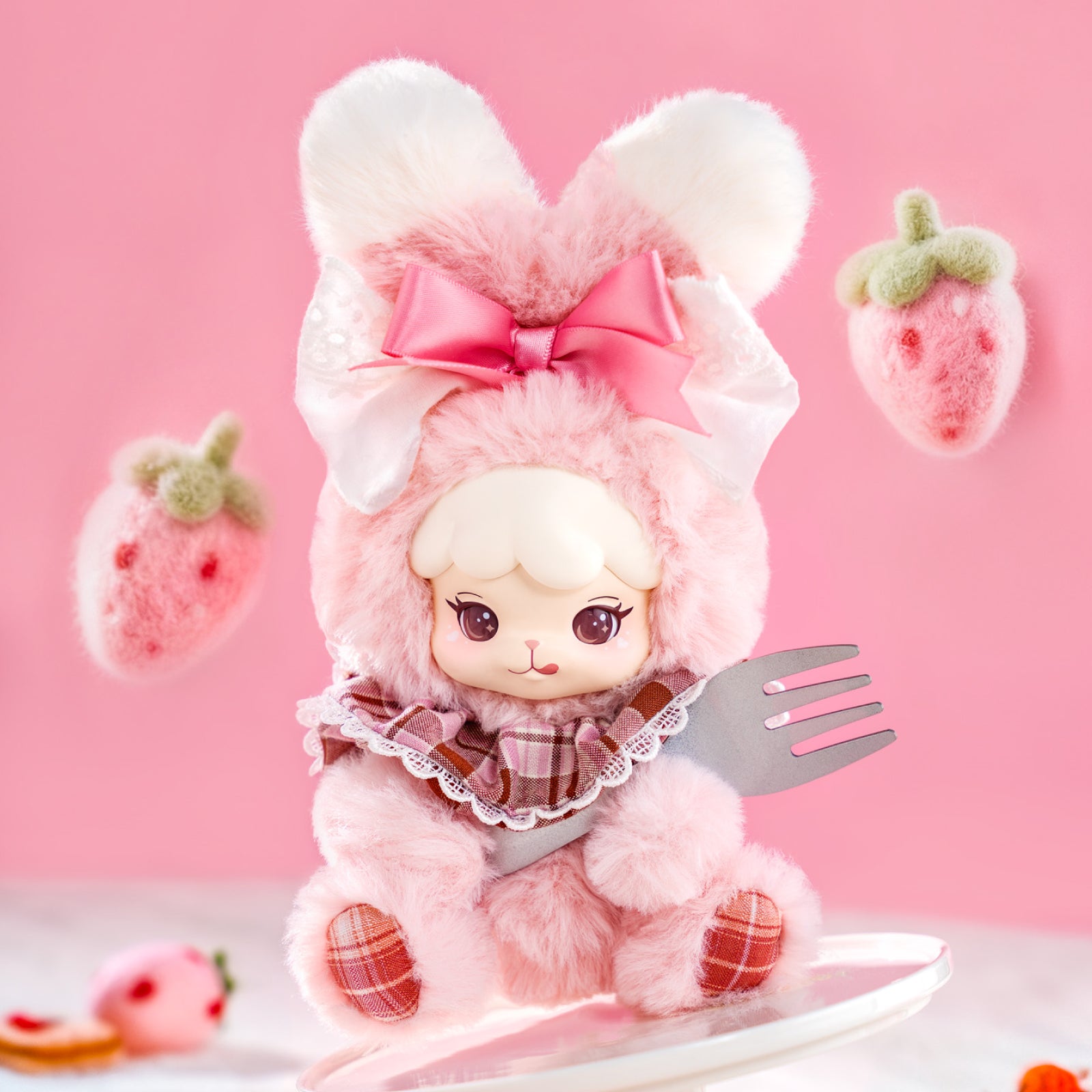 Rolife Cream & Cookii Bunny Best Friend Surprise Plush Pendant MBAXX