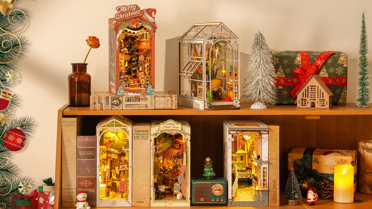 Creating a Christmas Wonderland DIY Book Nook Guide with Rolife Kits