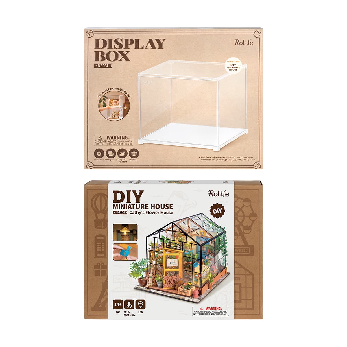 Rolife Cathy s Flower House DG104 with Display Box DF03L