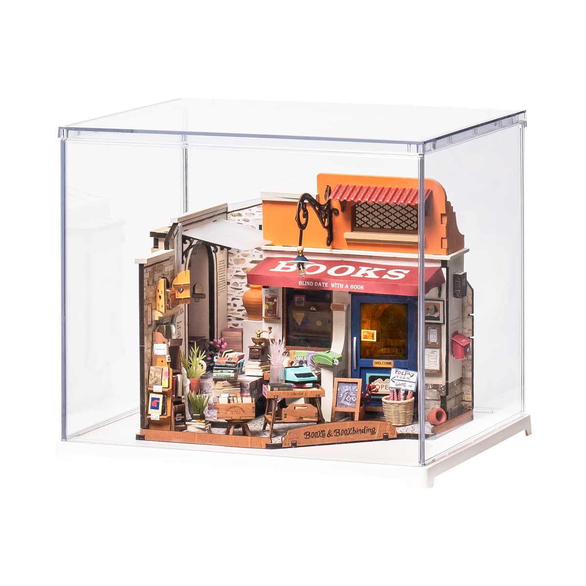 Rolife Corner Bookstore Miniature House (DG164)