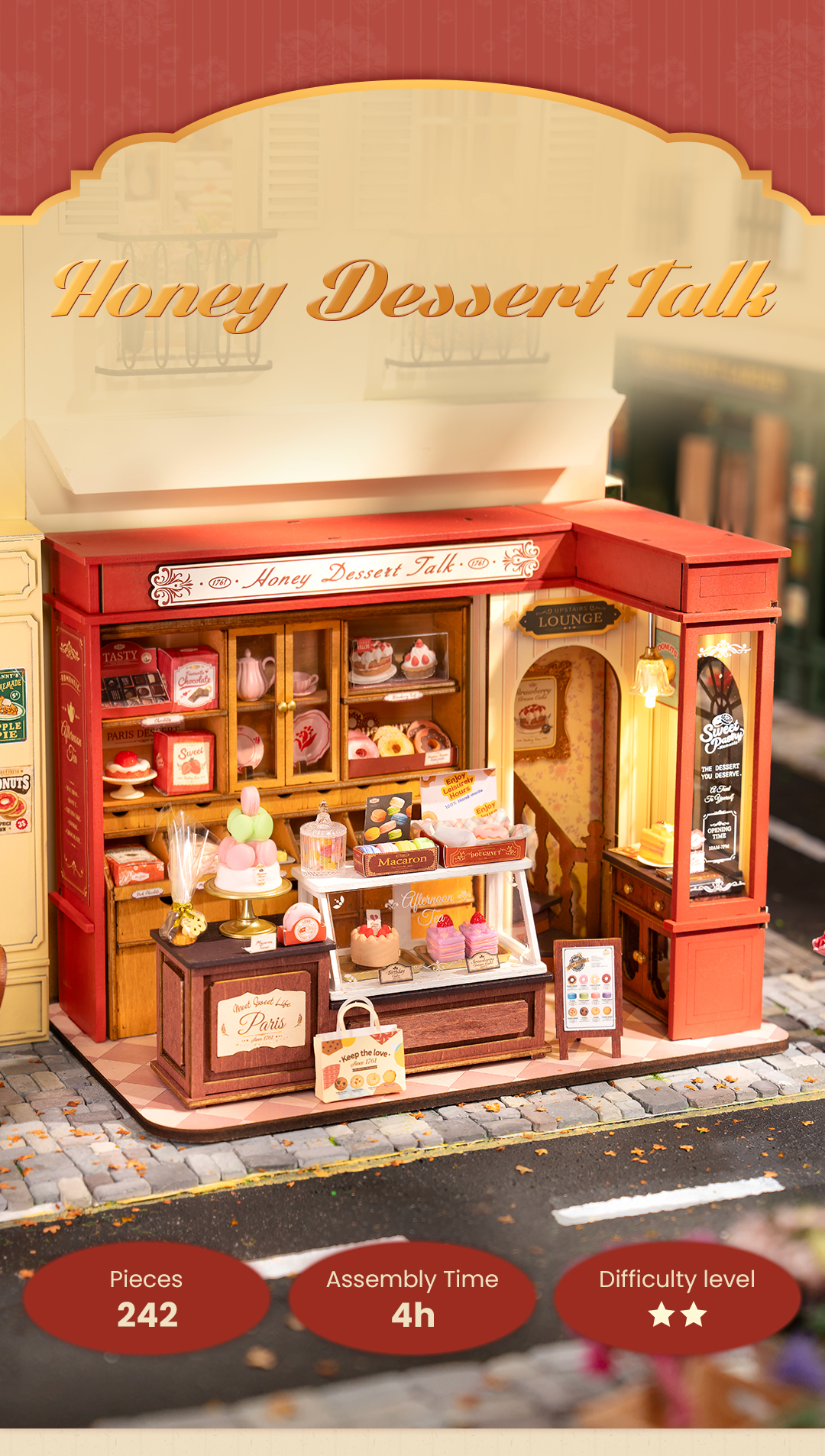 Rolife DIY Miniature House - Honey Dessert Talk DG168