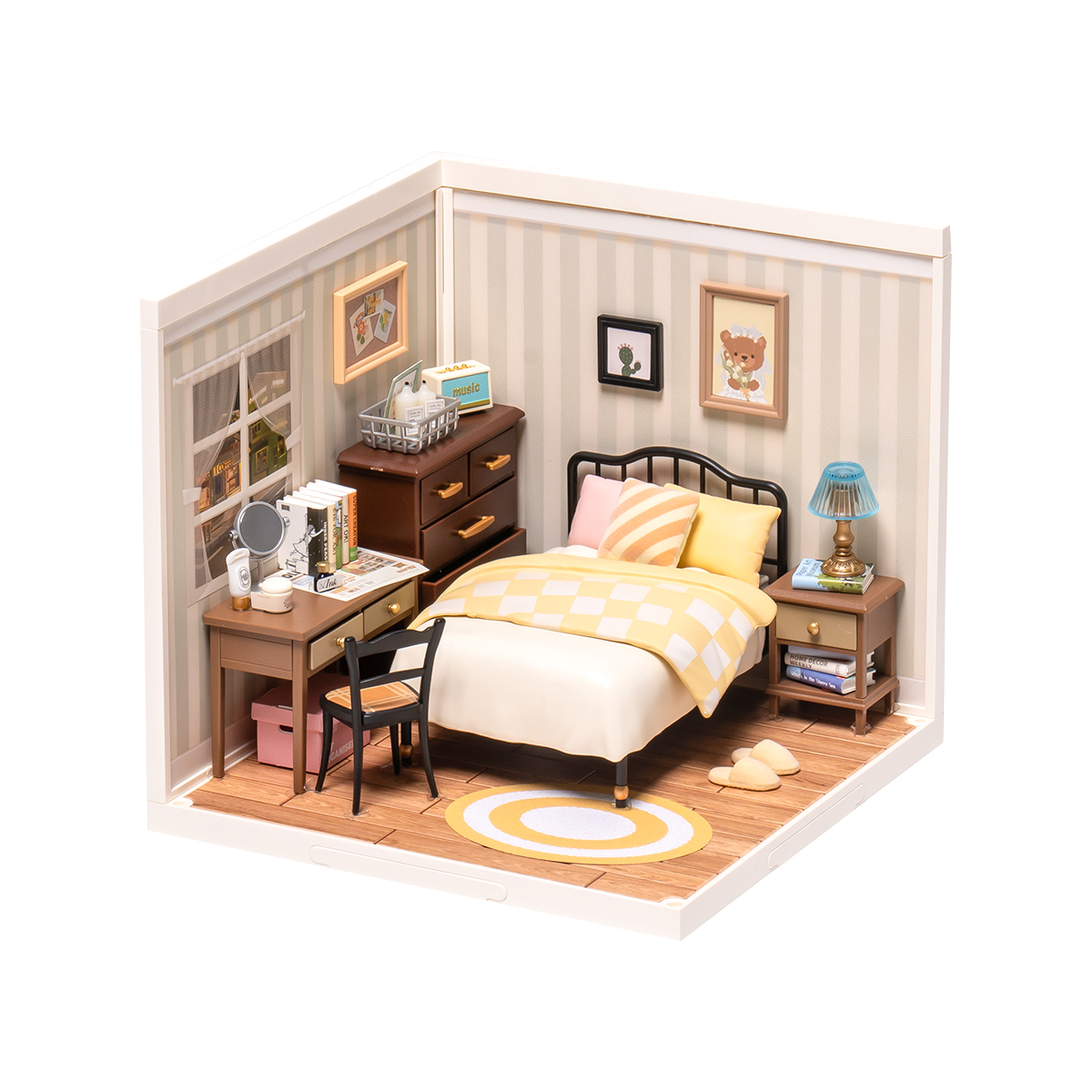 Rolife Plastic Miniature House - Sweet Dream Bedroom DW009