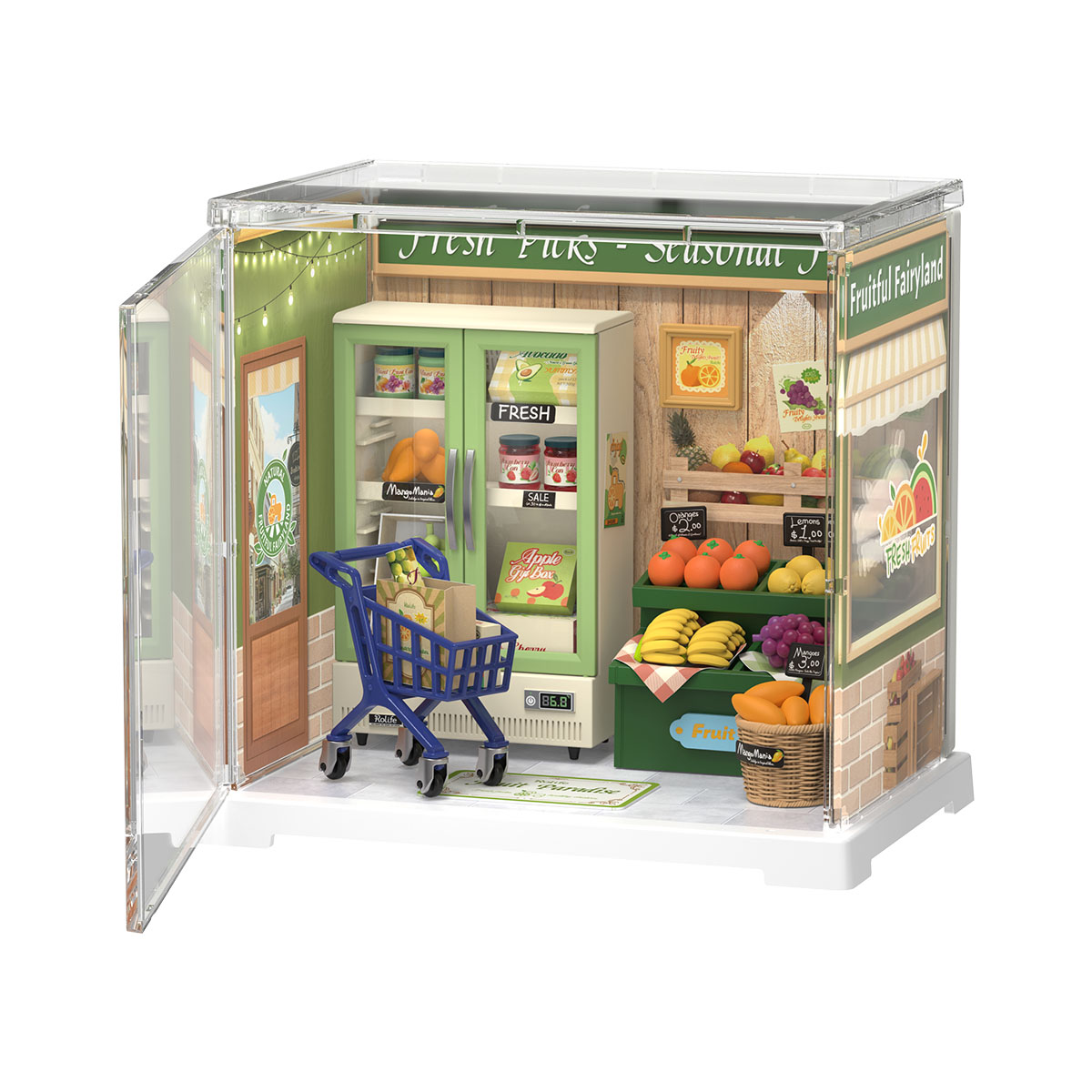 Rolife Mini Super Creator DIY Miniature House Shop Sets