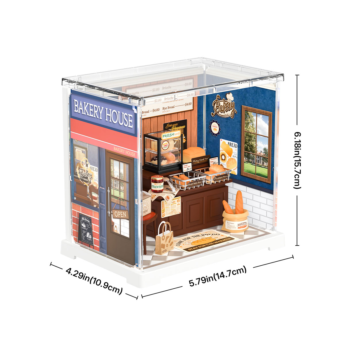 Rolife Butter Bakery House Mini Super Creator DIY Miniature House DWS03B