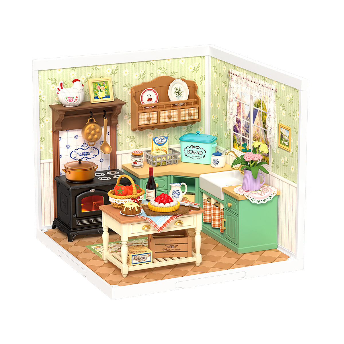 Rolife Super Creator Miniature House - Farmhouse Kitchen DW024