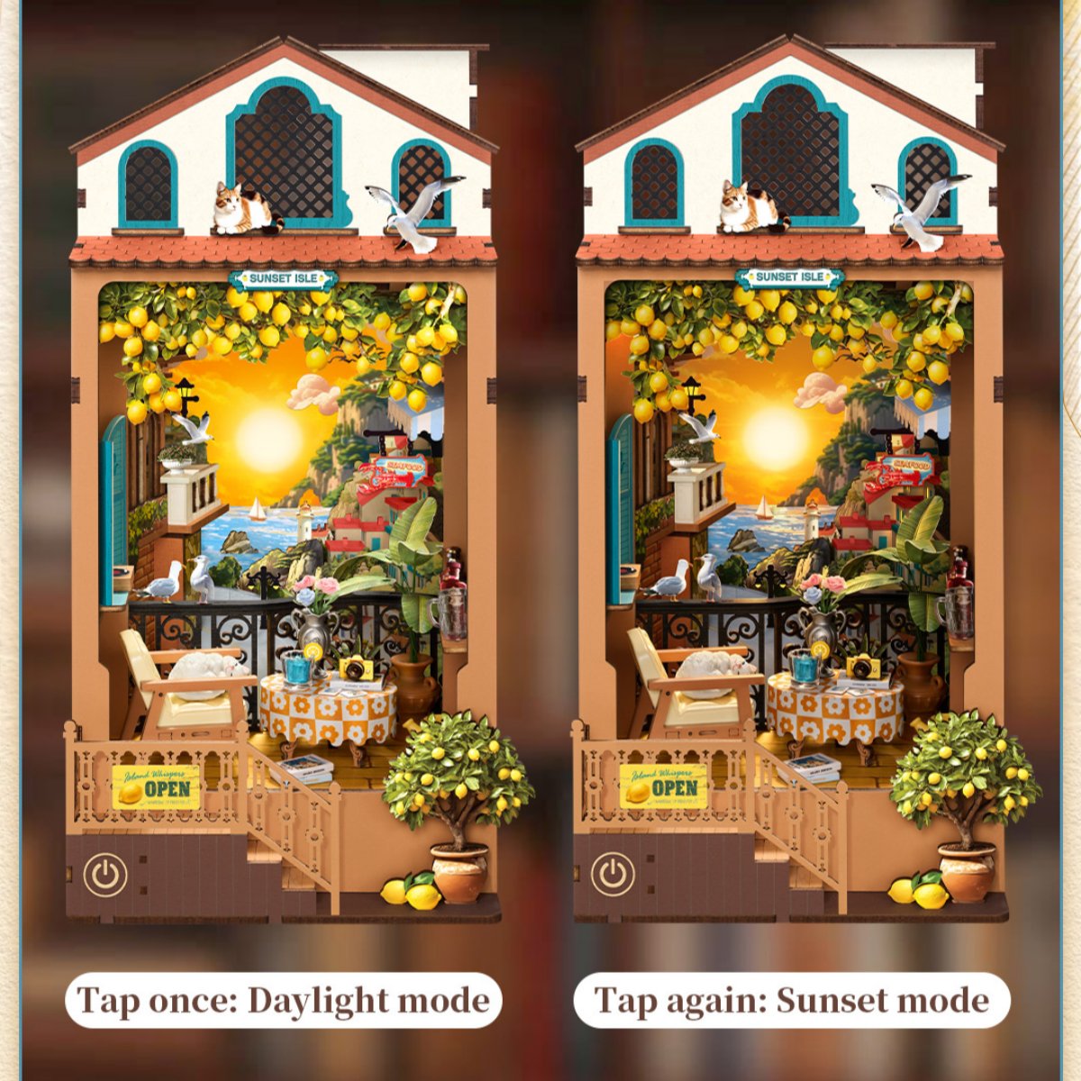 Four Lighting Effects Create a Day-to-Dusk Atmosphere