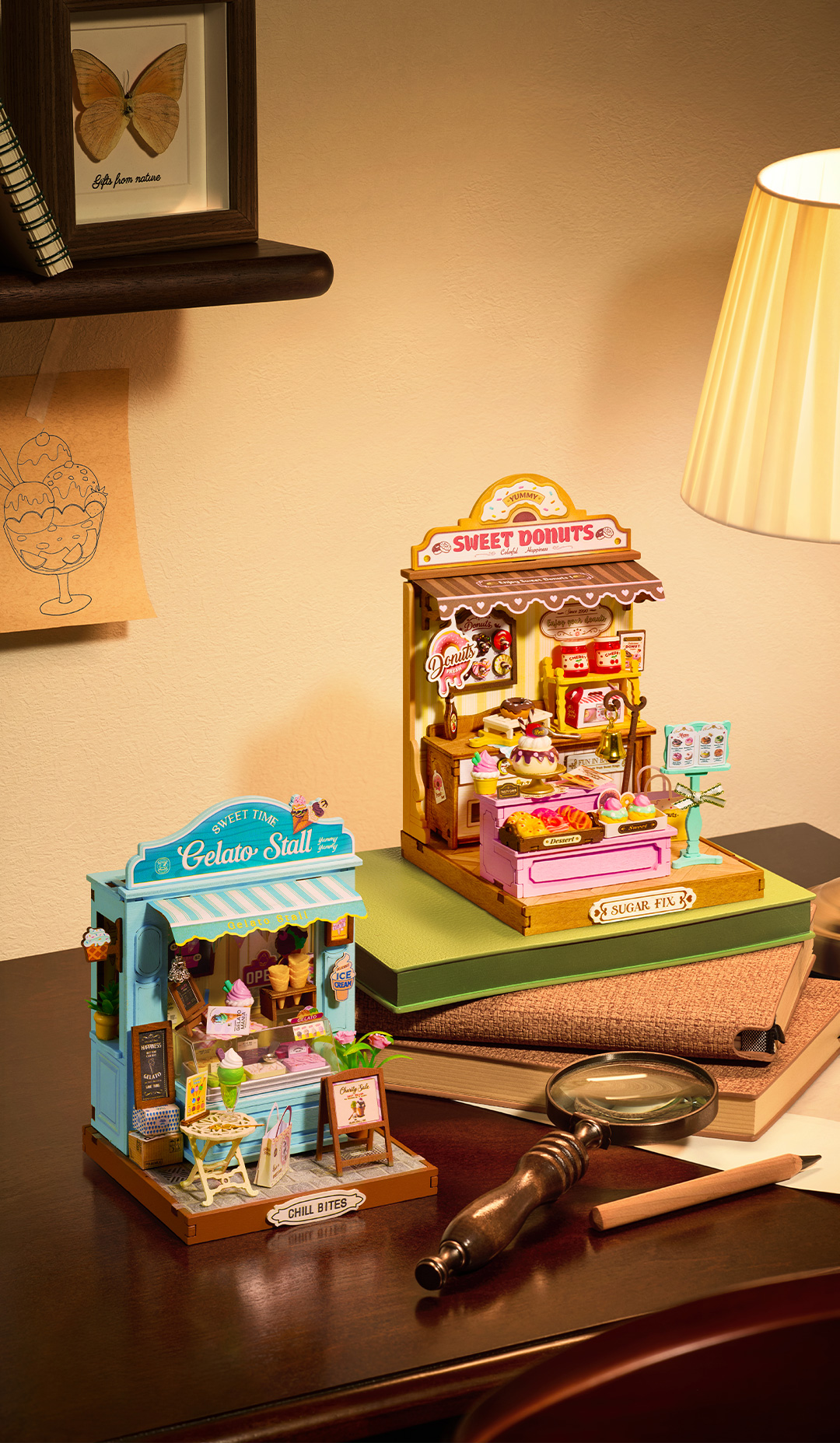 Rolife Gelato Stall Shop DIY Miniature House DS052| Rolife – Rolife