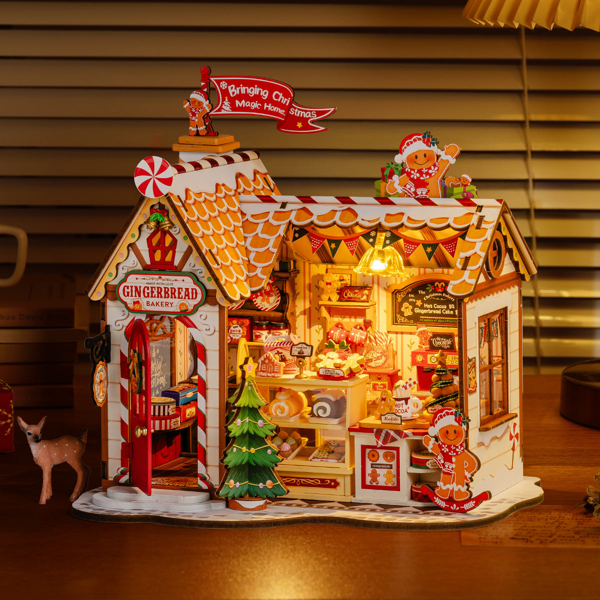 Rolife Gingerbread House DIY Miniature House DG176 | Robotime