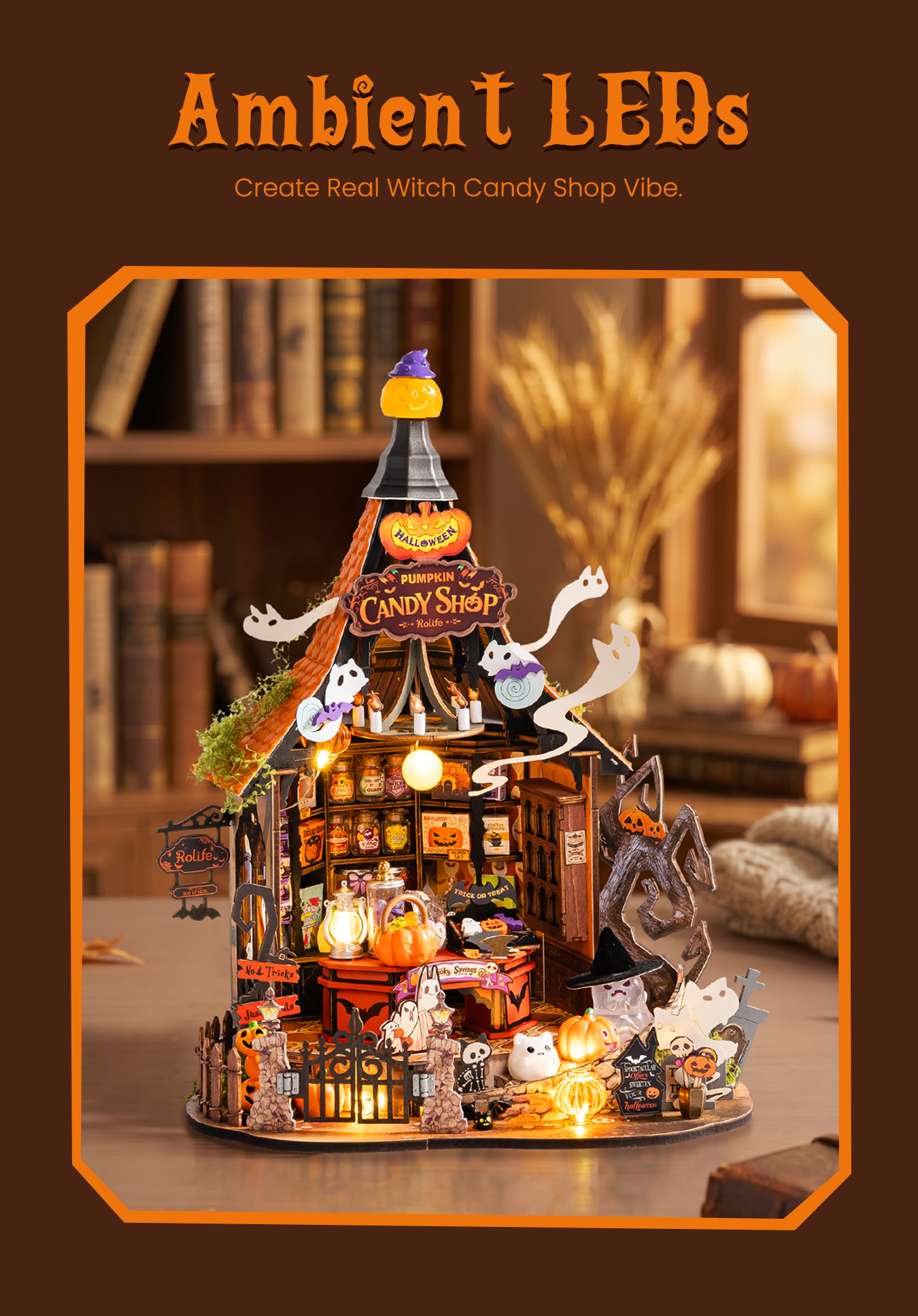 Haunted Candy House decorative accessory detail