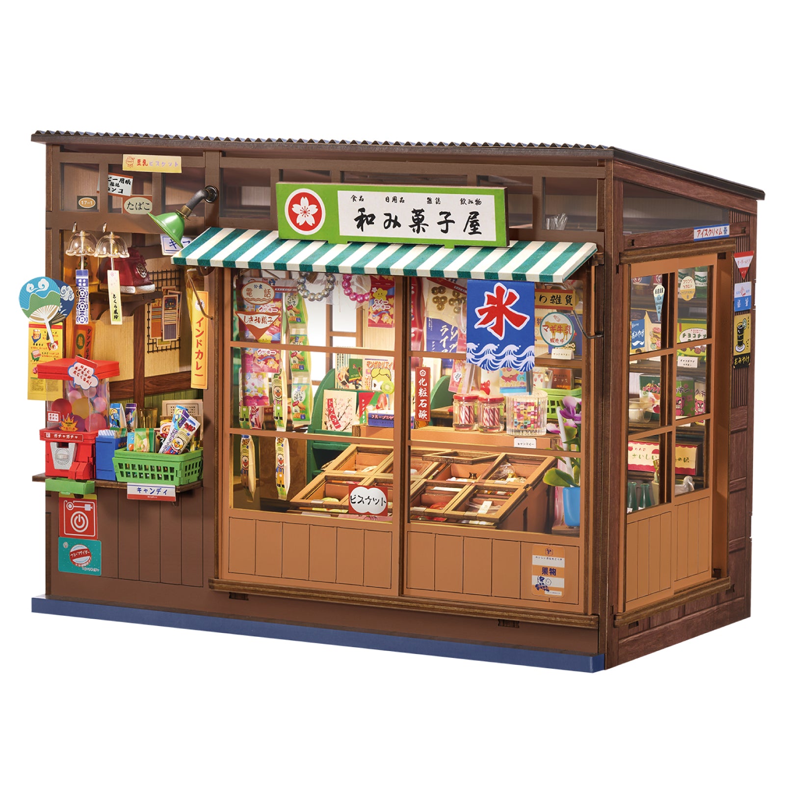 Rolife Nostalgic Corner Shop TGE05 completed Japanese corner shop book nook display