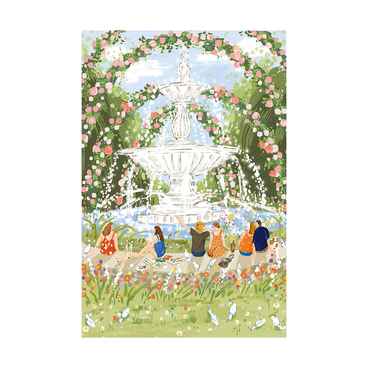 Rolife 1000 Piece Jigsaw Puzzle - Afternoon Fountain PT001