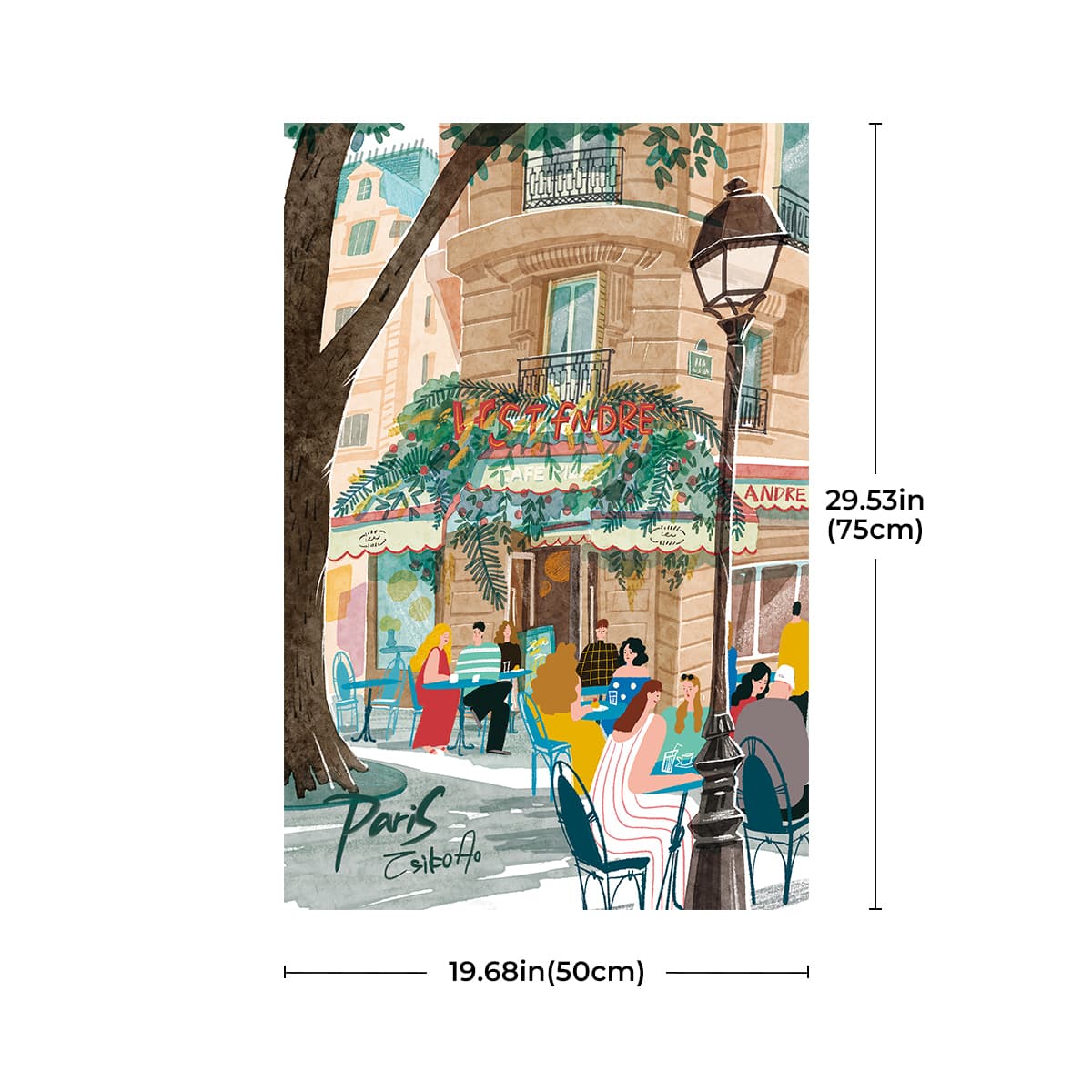Rolife 1000 Piece Jigsaw Puzzle - Leisure in Paris PT004