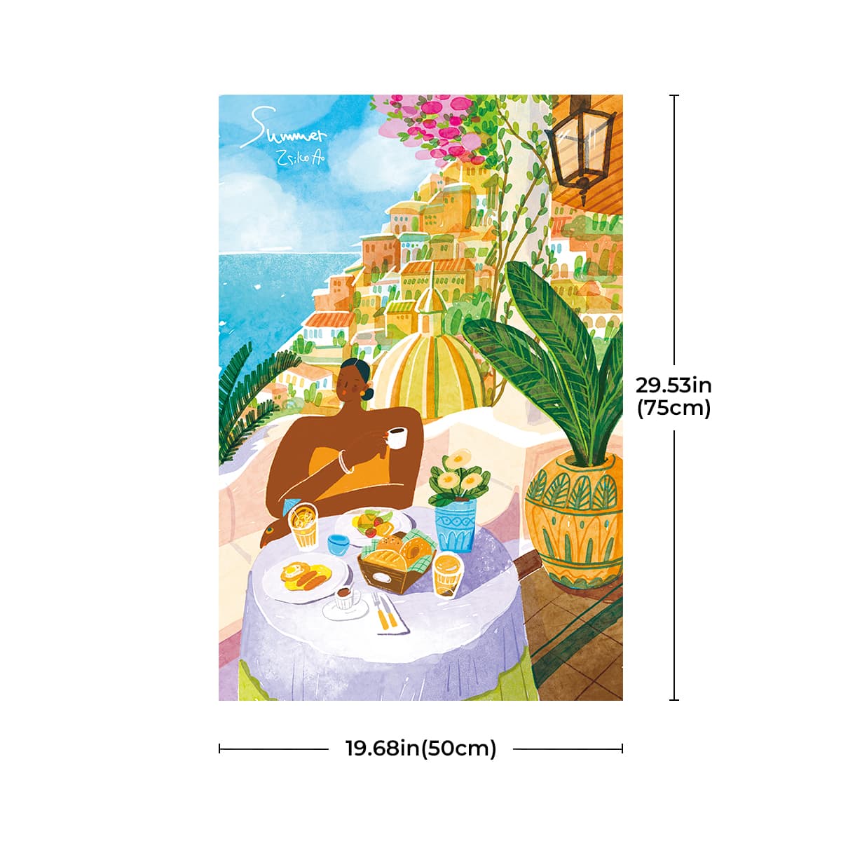 Rolife 1000 Piece Jigsaw Puzzle - Amalfi Holiday PT005