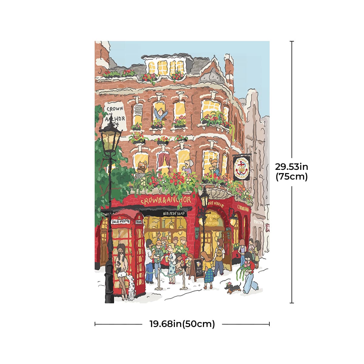Rolife 1000 Piece Jigsaw Puzzle - Welcome to Covent Garden PT006